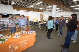 The Inside of the Half Moon Bay Library's Temporary Location