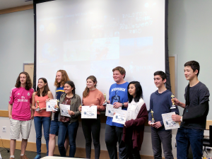 Teen Film Festival high school winners.