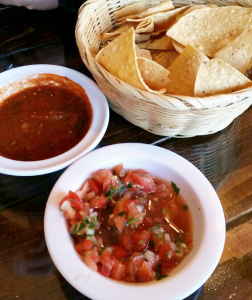 Chips and salsa from Melissa's Taqueria.