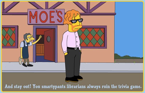 Simpson's episode featuring a Librarian.