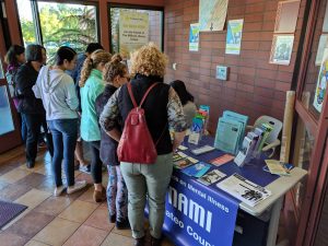 Attendees checking in for YANovCon